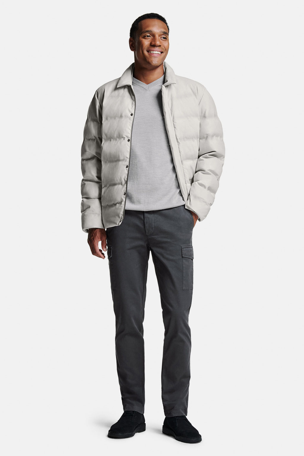 Oysters * The Merino V-neck