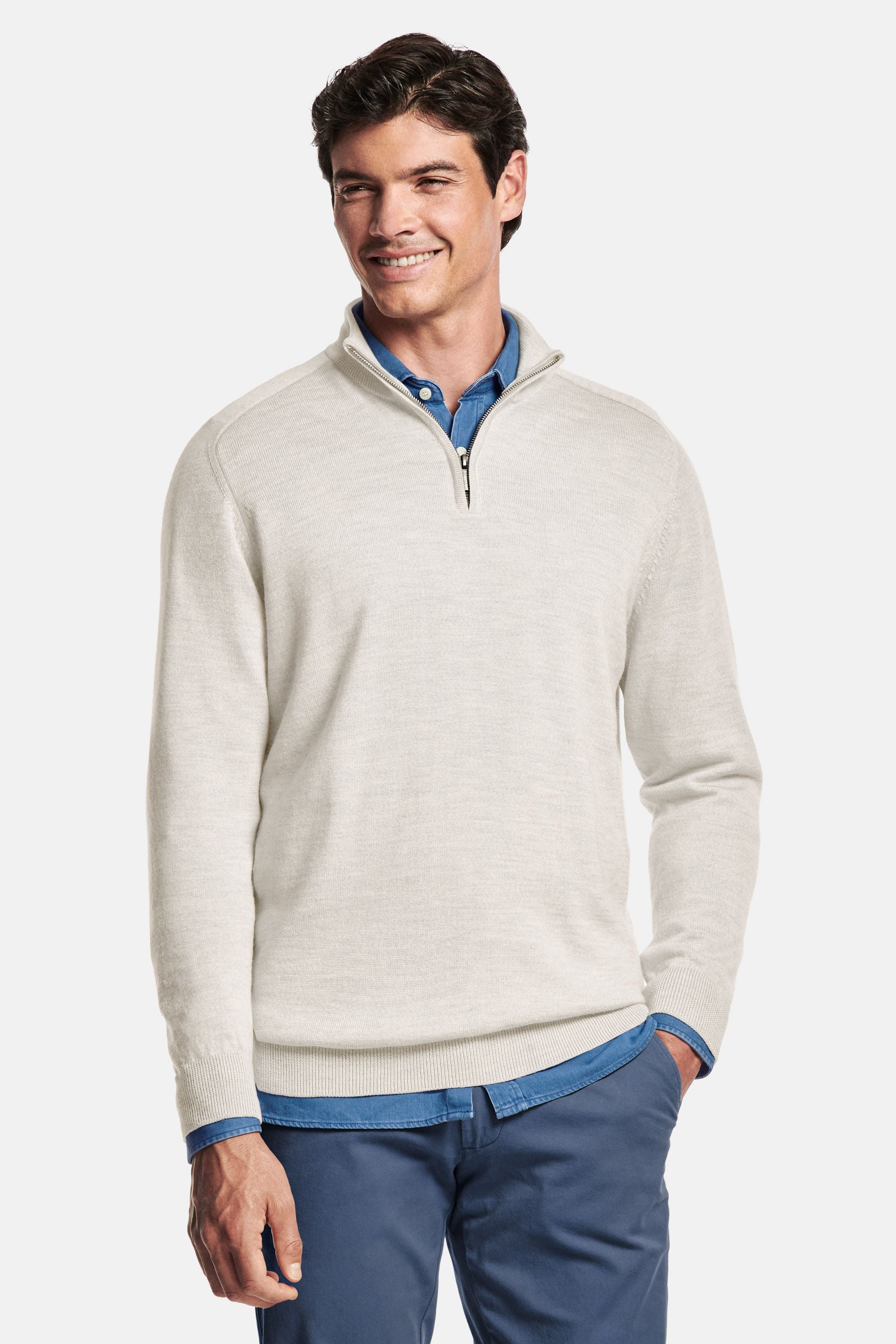 Coconuts * The Merino Zip Pullover
