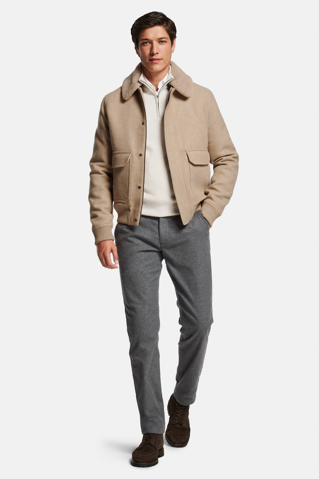 Coconuts * The Merino Zip Pullover