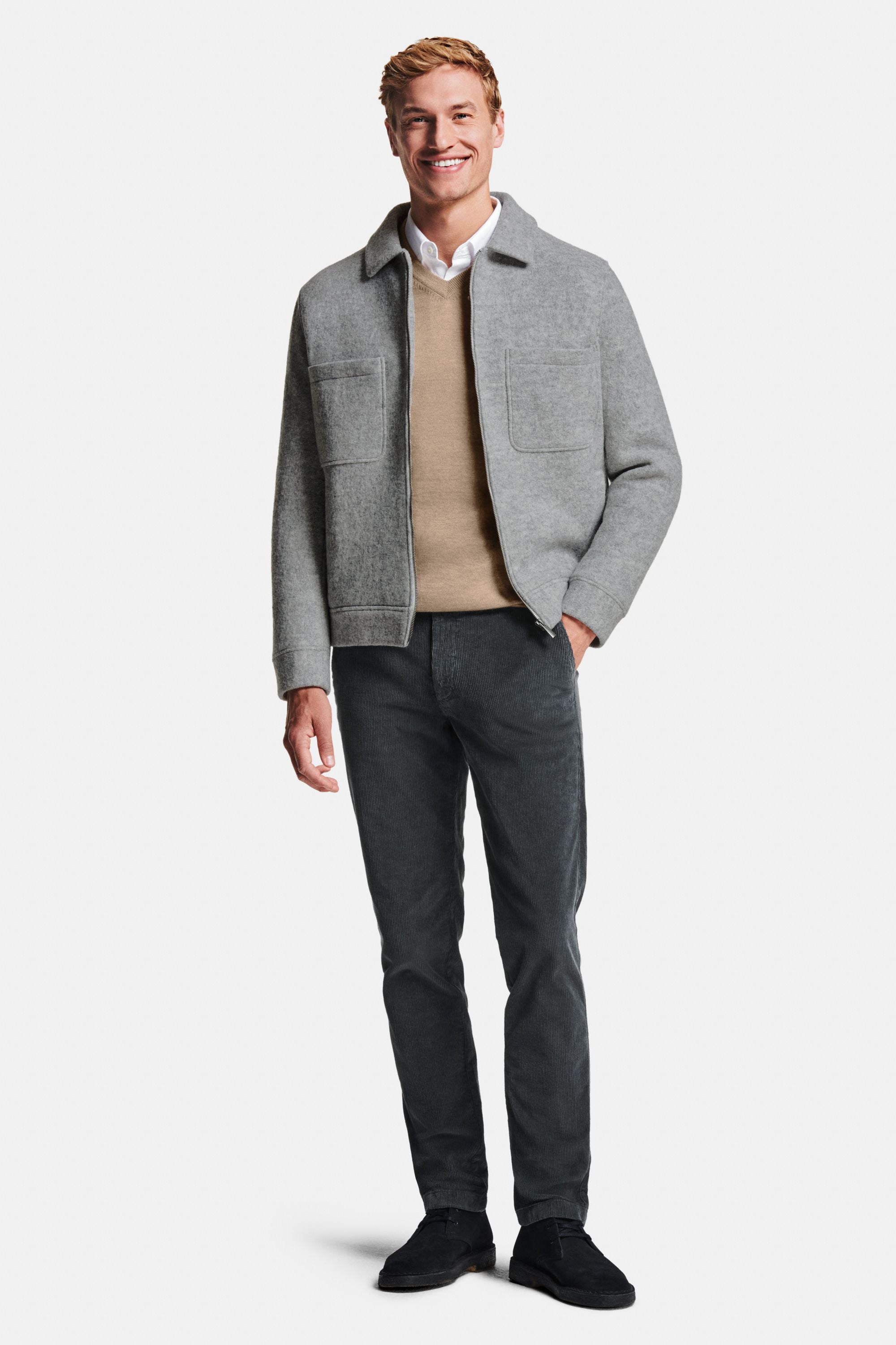 Oysters * The Wool Zip Shacket