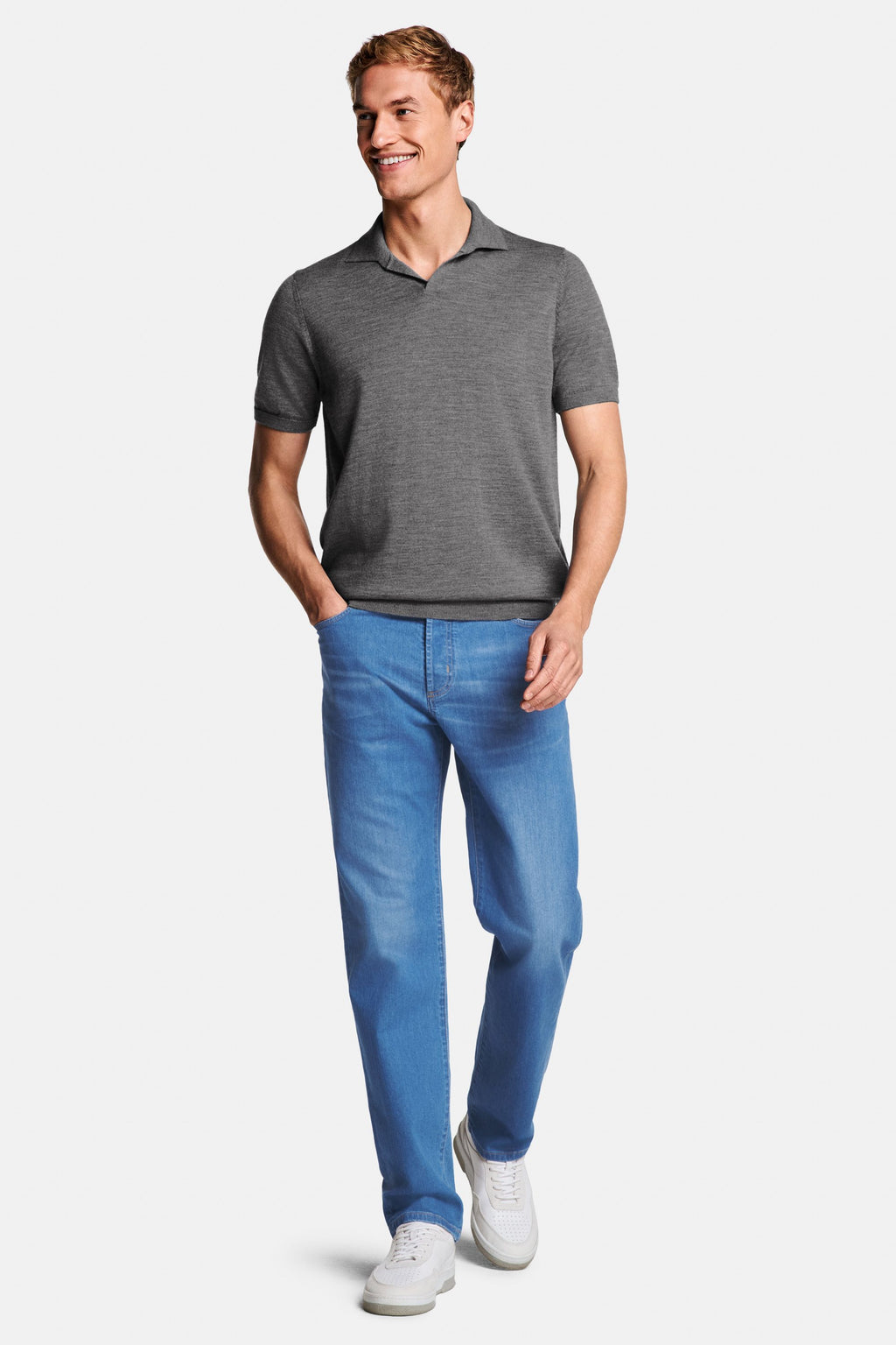 Newmans * The Buttonless Polo